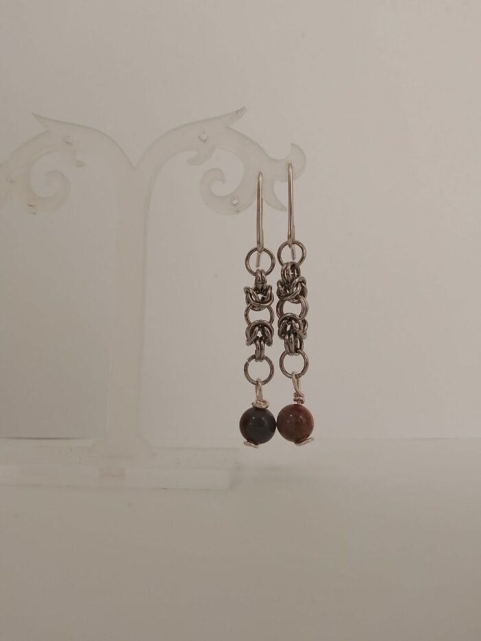 Серьги с агатами "Византия" — изображение 5