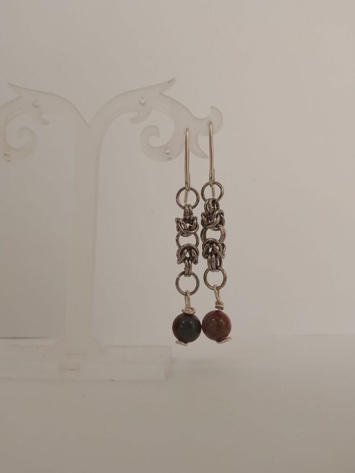 Серьги с агатами "Византия" — изображение 4