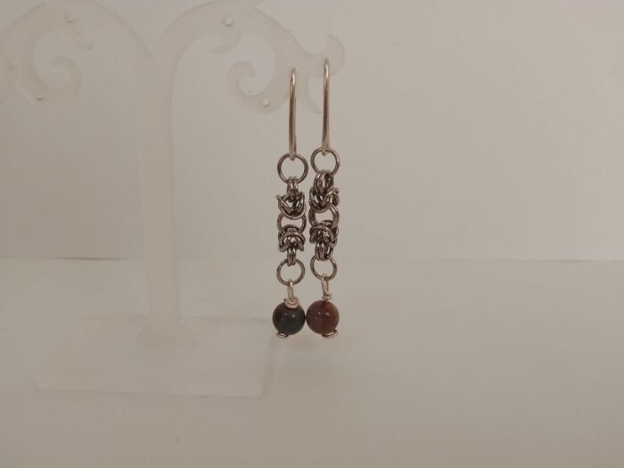 Серьги с агатами "Византия" — изображение 3