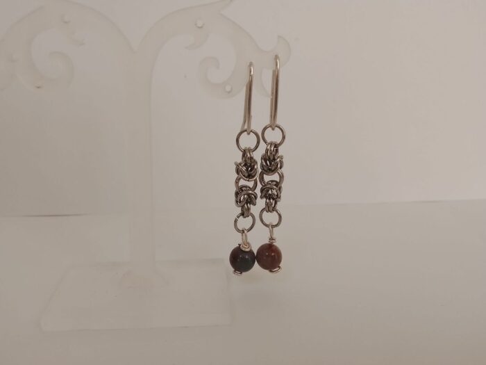 Серьги с агатами "Византия" — изображение 2