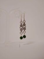 Серьги "Византия" с якутскими изумрудами — изображение 6