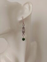 Серьги "Византия" с якутскими изумрудами — изображение 2