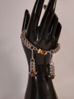 Гарнитур с тигровым глазом и гематитом "Клеопатра" — изображение 4