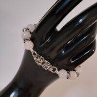 Браслет из розового кварца "Византия"