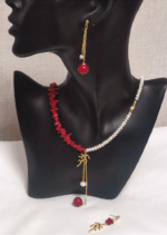 чокер и серьги