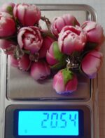 Серьги с пионами — изображение 4