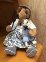 Текстильная игрушка "Слоник Поля и её игрушка" — изображение 2