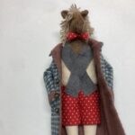 Текстильная игрушка "Конь в пальто"