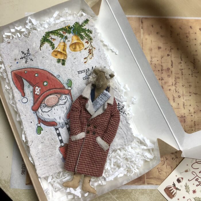 Текстильная игрушка "Конь в пальто" — изображение 2