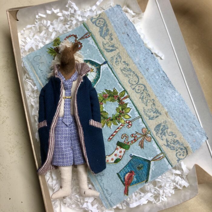 Текстильная игрушка "Конь в пальто" — изображение 3