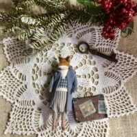 Текстильная игрушка "Лис Борис"