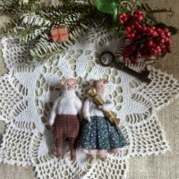 Текстильные игрушки "Хрюшка Варя и брат Федя" (можно по отдельности)