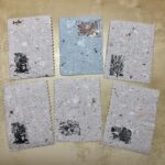 Бумага ручного литья и ее производные (открытки, визитки, карточки, бумага с сухоцветами и семенами ) — изображение 2