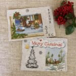 Бумага ручного литья и ее производные (открытки, визитки, карточки, бумага с сухоцветами и семенами ) — изображение 10