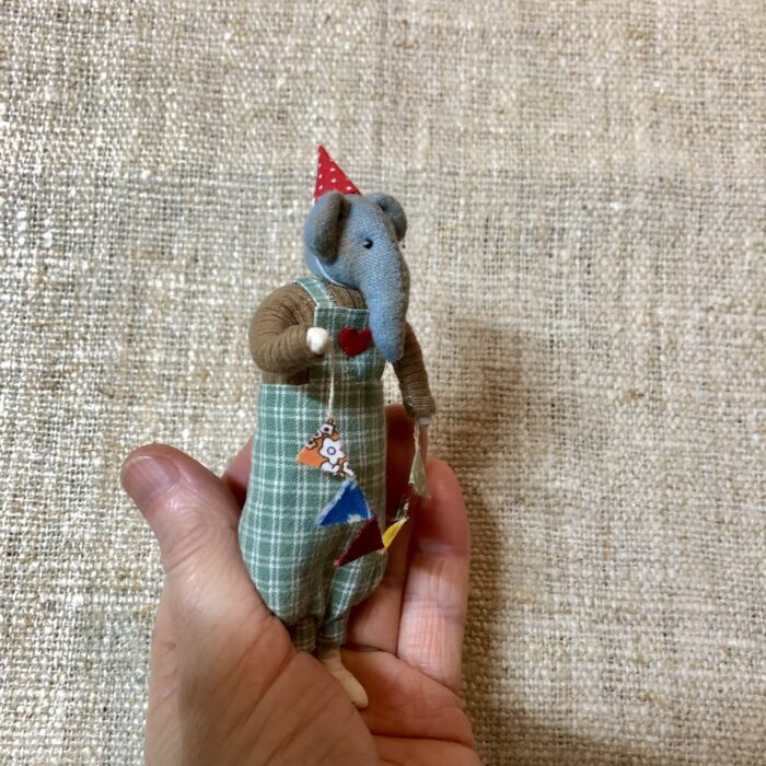 Текстильная игрушка "Слоник Моня" — изображение 4