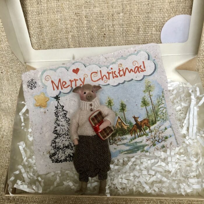 Бумага ручного литья и ее производные (открытки, визитки, карточки, бумага с сухоцветами и семенами ) — изображение 16