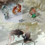 Серьги - гвоздики "Рыбки"