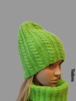 Комплект из трёх предметов шапка+снуд+варежки — изображение 4