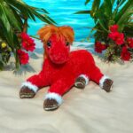 Плюшевая игрушка " Красный конь" — изображение 2