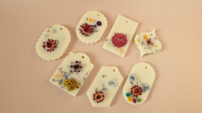 Флорентийское саше на заказ с сухоцветами — из натурального соевого воска — изображение 3