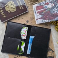 Обложка на паспорт, натуральная кожа.