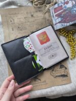 Обложка на паспорт, натуральная кожа. — изображение 4