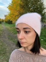 Шапочка бини из пуха норки — изображение 9