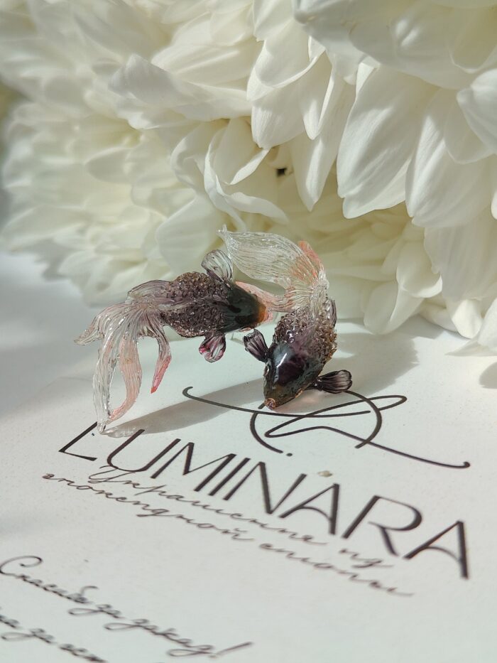 Серьги - гвоздики "Рыбки" — изображение 6