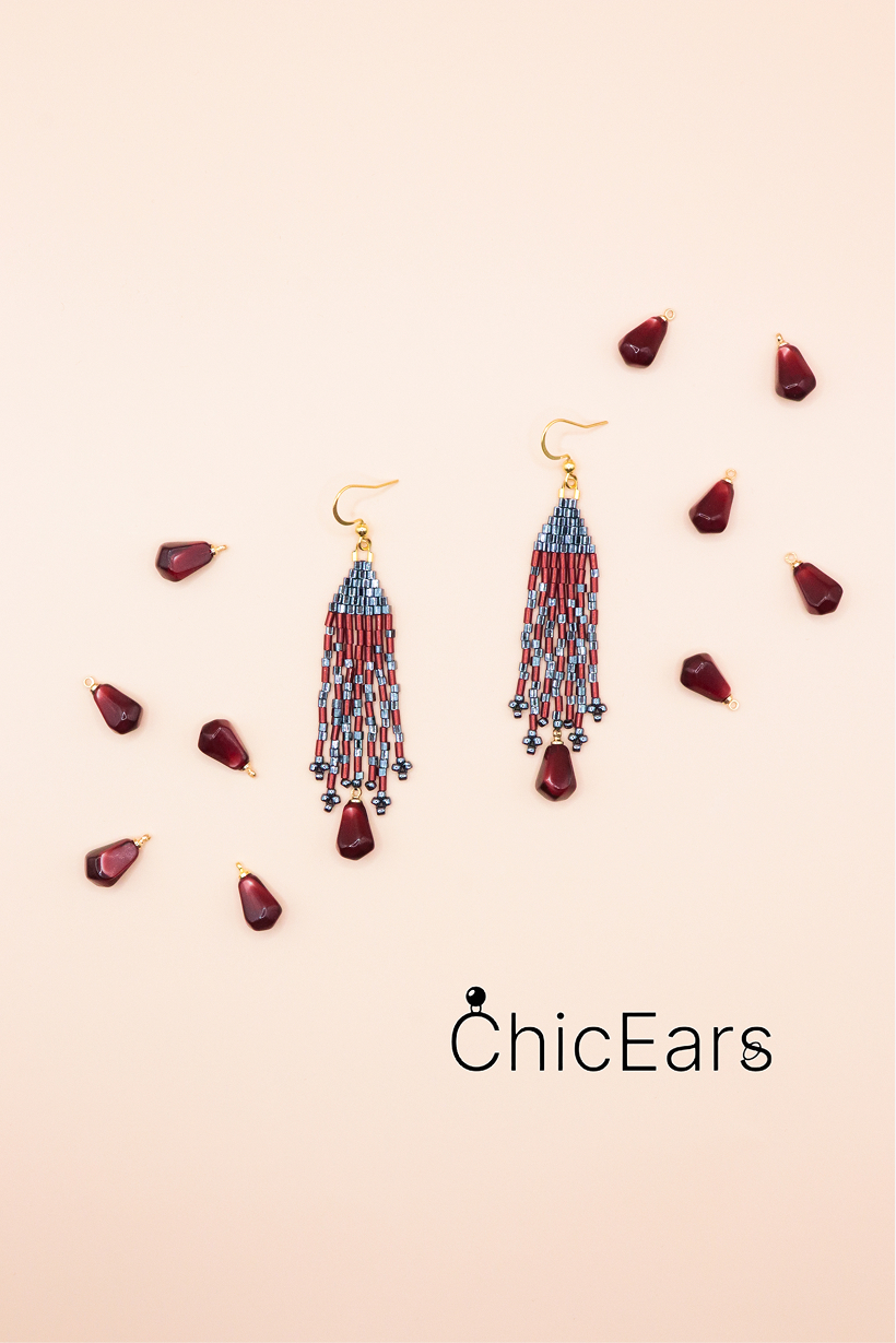 Untitled (1) Серьги "Гранатики" — изображение 1