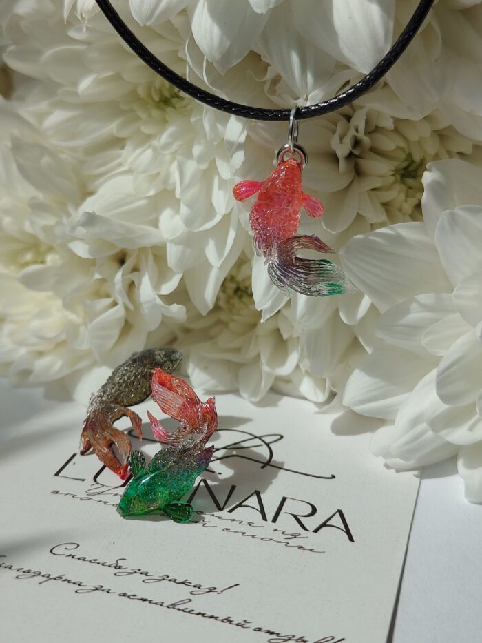 Серьги - гвоздики "Рыбки" — изображение 5