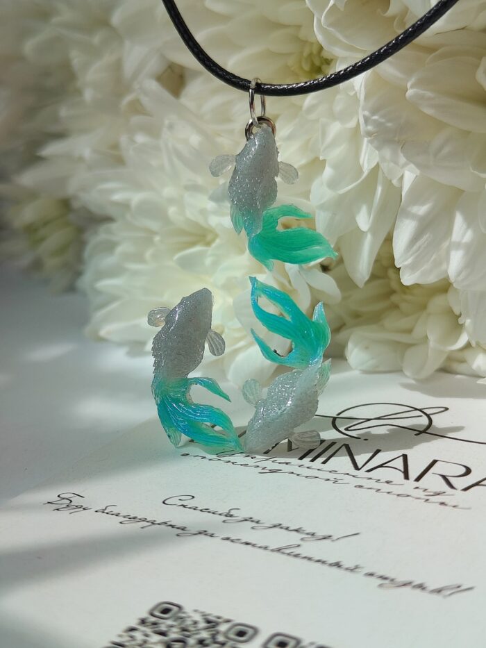 Серьги - гвоздики "Рыбки" — изображение 3