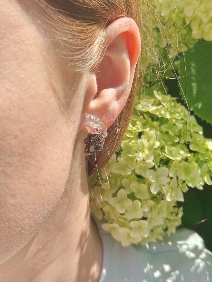 Серьги - гвоздики "Рыбки" — изображение 2