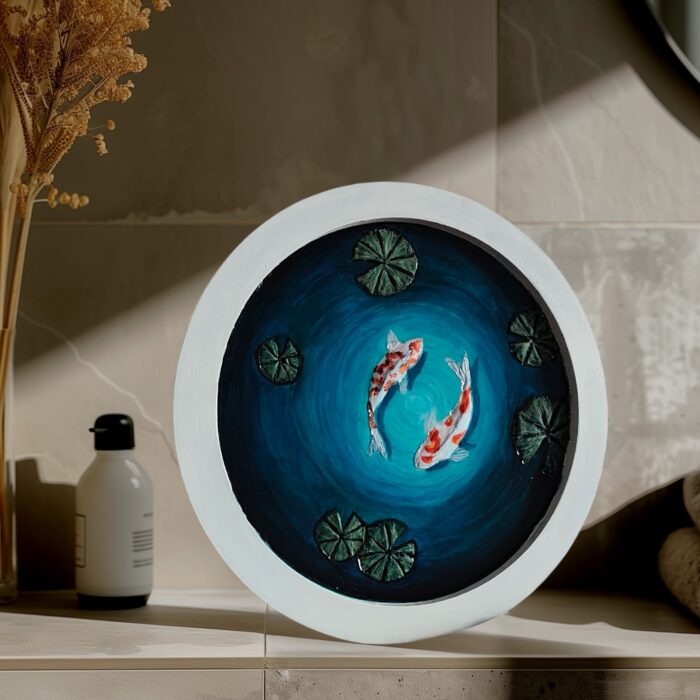 панно "Карпы кои" — изображение 2