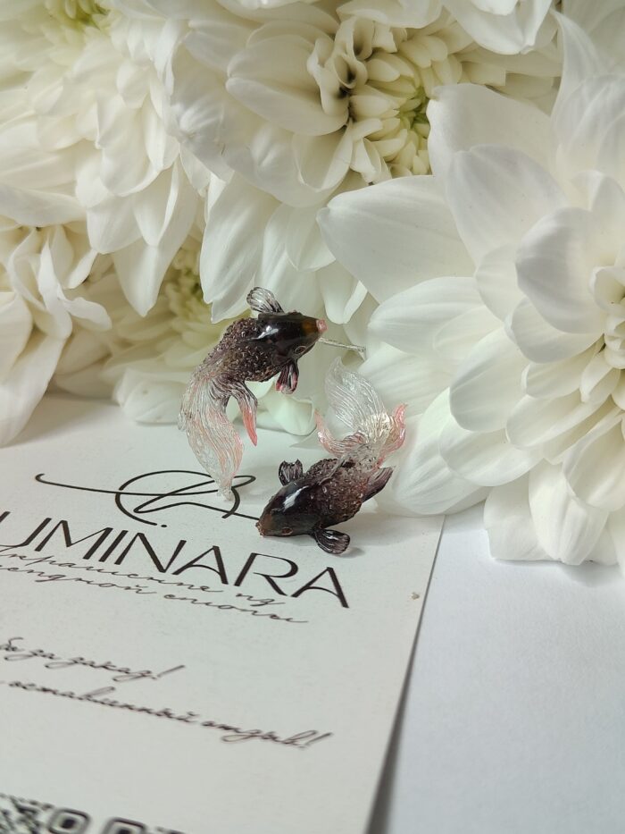 Серьги - гвоздики "Рыбки" — изображение 13