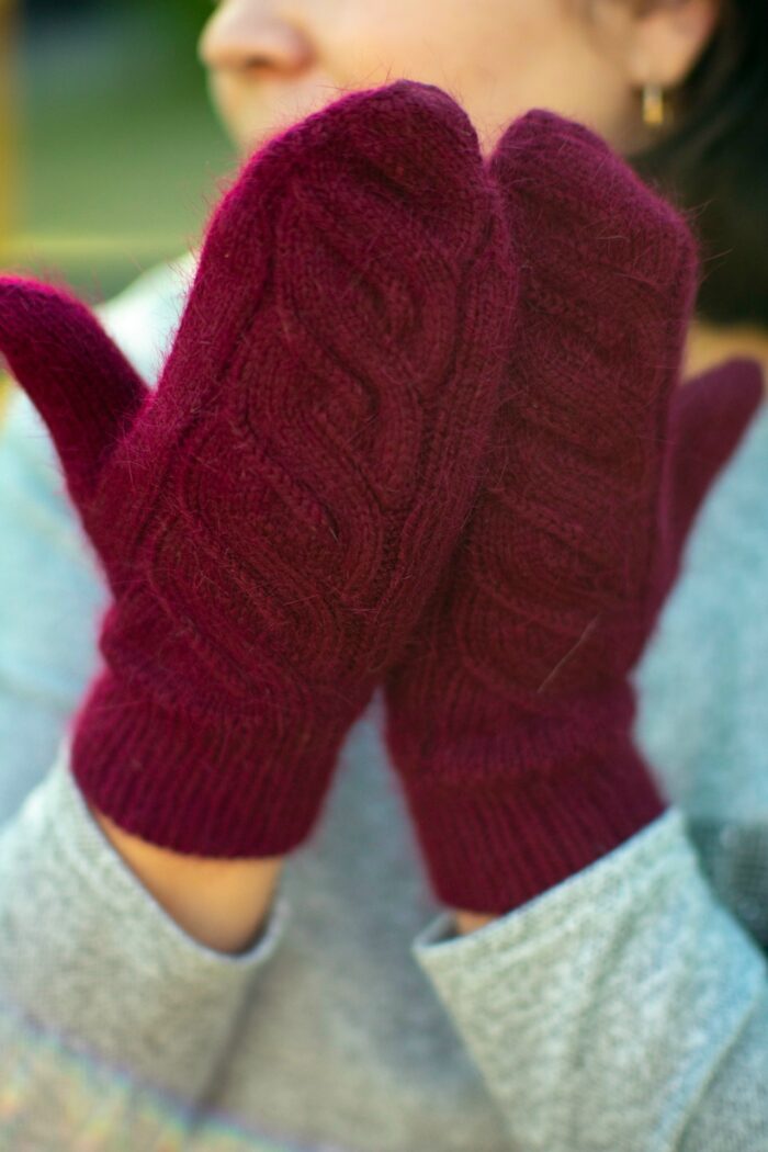 Варежки из пуха норки — изображение 4