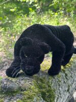 Плюшевая игрушка "Черная пантера" (на каркасе) — изображение 3