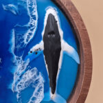 Тарелка сервировочная "Море с косатками". — изображение 3