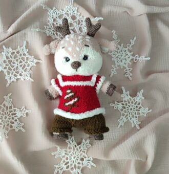 Вязаный «Олененок»