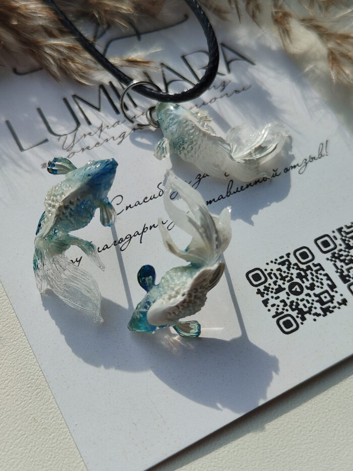 Серьги - гвоздики "Рыбки" — изображение 7