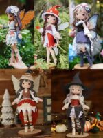 «Набор волшебных фей: 5 неповторимых вязаных кукол для создания сказочной атмосферы» — изображение 6