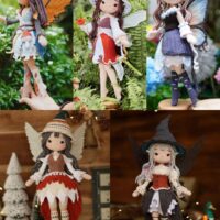 «Набор волшебных фей: 5 неповторимых вязаных кукол для создания сказочной атмосферы»