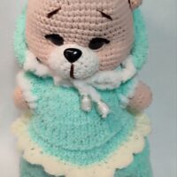 Вязаная игрушка "Мишка"