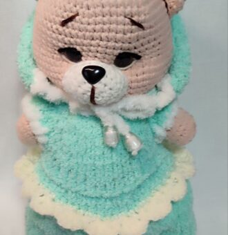 Вязаная игрушка "Мишка"