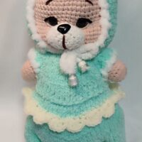 Вязаная игрушка "Мишка"