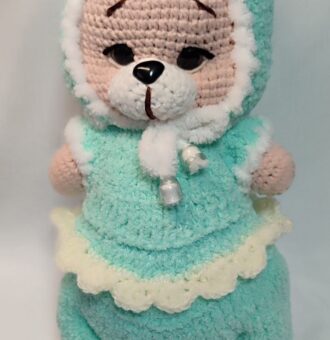 Вязаная игрушка "Мишка"