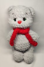 Вязаная игрушка Котик