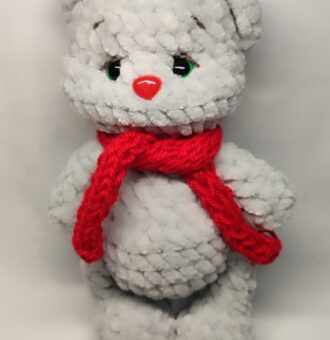 Вязаная игрушка Котик