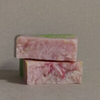 Натуральное мыло ручной работы с ароматом арбуза и дыни