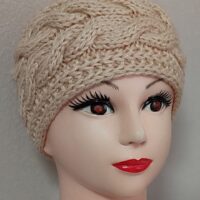 Вязаная повязка-ободок