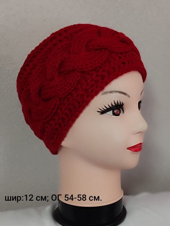 Вязаная Повязка-ободок — изображение 6